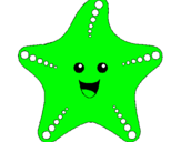 Dibujo Estrella de mar pintado por fabian12345