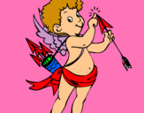 Dibujo Cupido pintado por celindri