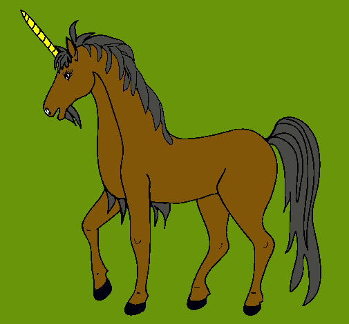 Dibujo Unicornio II pintado por usuar