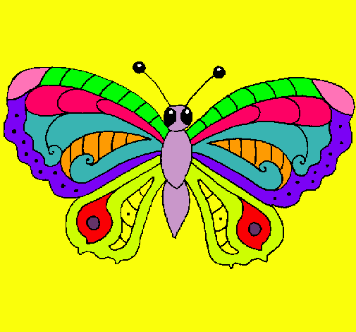 Dibujo Mariposa pintado por HASHI
