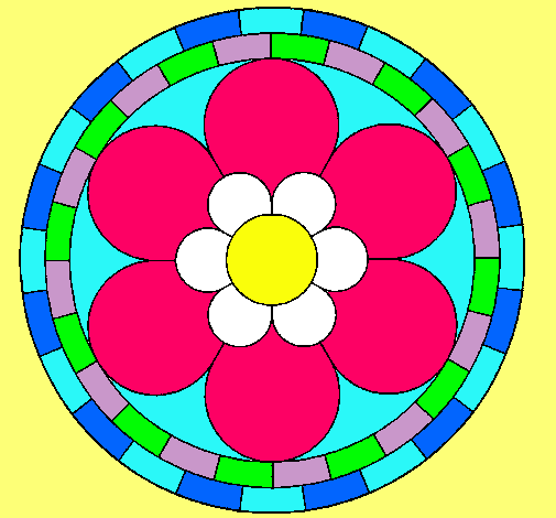 Dibujo Mandala 2 pintado por CHOCOCBOM