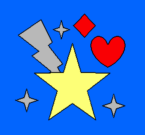 Dibujo Estrellatico pintado por soooooo