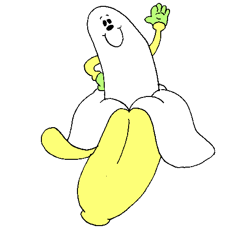 Dibujo Banana pintado por rururu