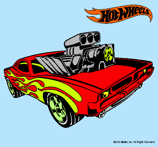 Dibujo Hot Wheels 11 pintado por AZPP