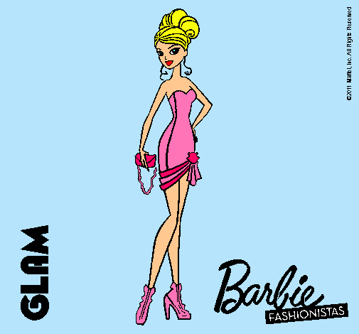 Dibujo Barbie Fashionista 5 pintado por zeniet