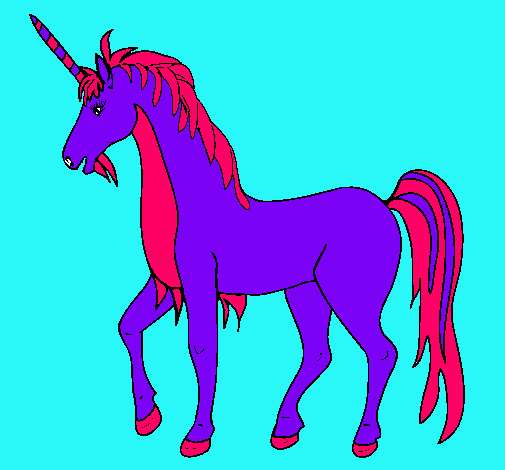 Dibujo Unicornio II pintado por guapota