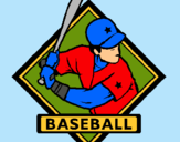 Dibujo Logo de béisbol pintado por Natipao