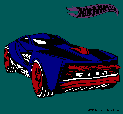 Dibujo Hot Wheels 12 pintado por gonare