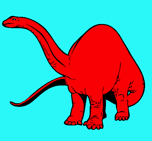 Dibujo Braquiosaurio II pintado por brayanquino9
