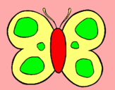 Dibujo Mariposa pintado por miamile160