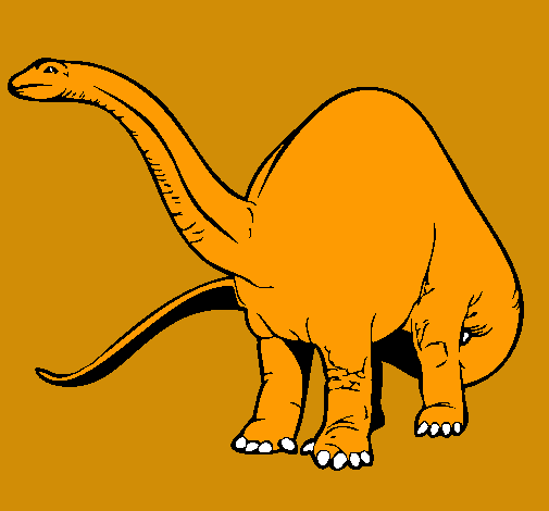 Dibujo Braquiosaurio II pintado por hectorguer