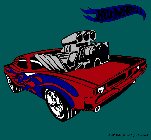 Dibujo Hot Wheels 11 pintado por gonare