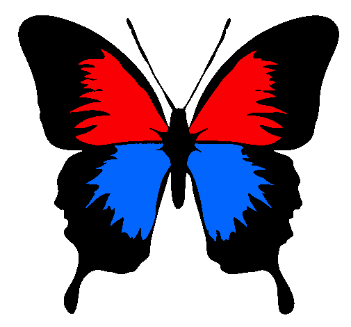 Dibujo Mariposa con alas negras pintado por brayanquino9