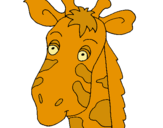 Dibujo Cara de jirafa pintado por giiraagiin