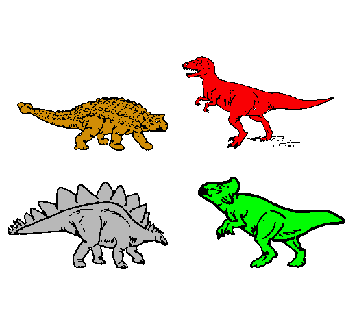 Dibujo Dinosaurios de tierra pintado por Lukasel