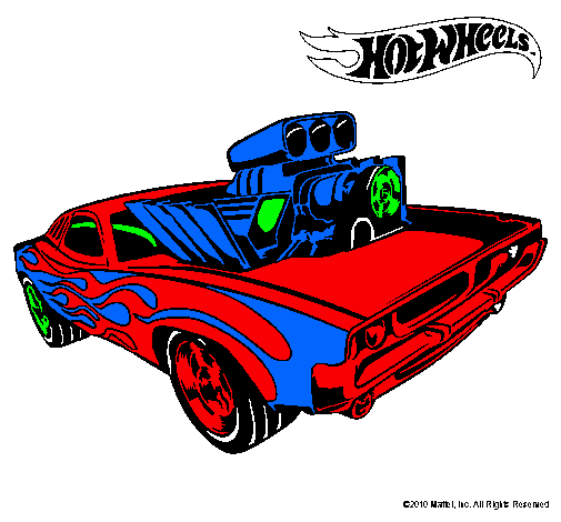 Dibujo Hot Wheels 11 pintado por NICOLETE