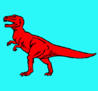 Dibujo Tiranosaurus Rex pintado por brayanquino9