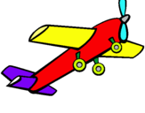 Dibujo Avión de juguete pintado por ana1999