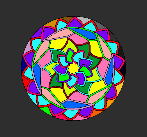 Dibujo Mandala 1 pintado por melisa7905