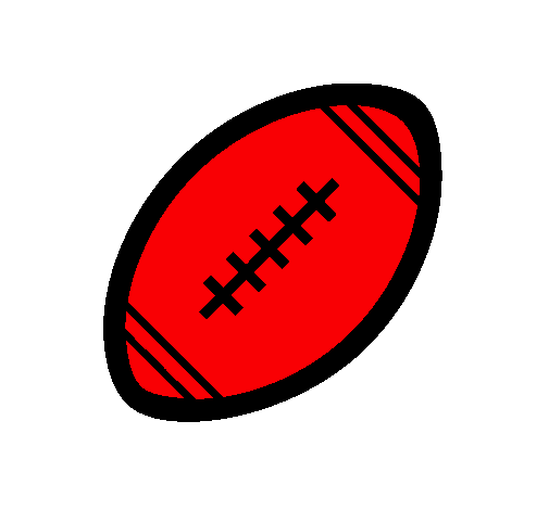 Dibujo Pelota de fútbol americano II pintado por chikito0