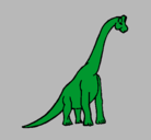 Dibujo Braquiosaurio pintado por ferosita77