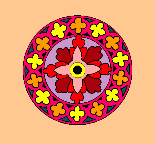 Dibujo Mandala 21 pintado por soly96