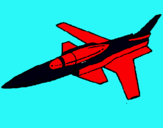 Dibujo Jet pintado por GUILLE8