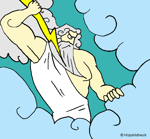 Dibujo Dios Zeus pintado por edu_99