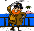 Dibujo Pirata a bordo pintado por daigo