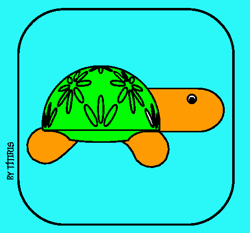 Dibujo Tortuga 4 pintado por nachosarmi