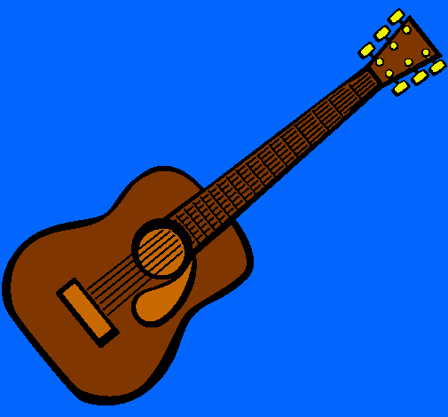 Dibujo Guitarra española II pintado por APPRIL