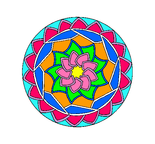 Dibujo Mandala 1 pintado por dolmaivana