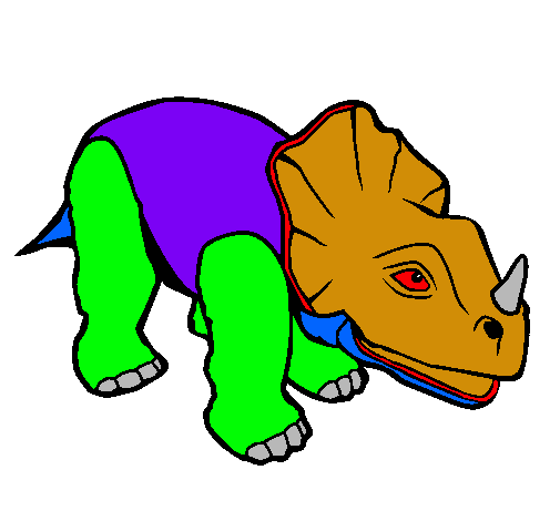 Dibujo Triceratops II pintado por Lukasel