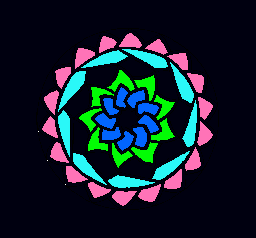 Dibujo Mandala 1 pintado por arianne17