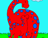 Dibujo Dinosaurios pintado por brayanquino9
