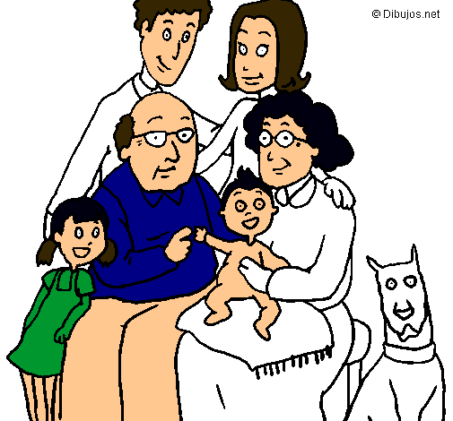 Dibujo Familia pintado por Sander