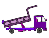 Dibujo Camión de carga pintado por mamatuta 