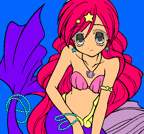 Dibujo Sirena pintado por HASHI
