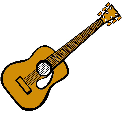 Dibujo Guitarra española II pintado por ceci555