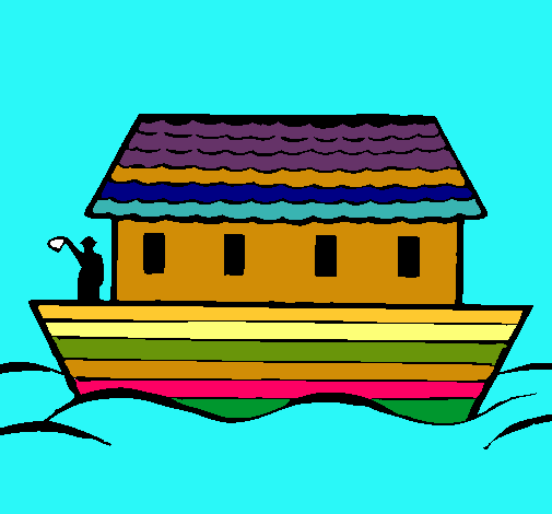 Dibujo Arca de Noe pintado por jessi215