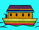 Dibujo Arca de Noe pintado por jessi215