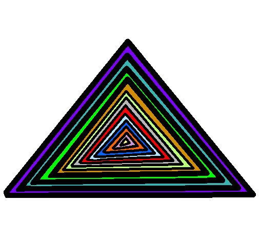 Dibujo Triángulo pintado por jessi215