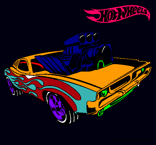 Dibujo Hot Wheels 11 pintado por simnat