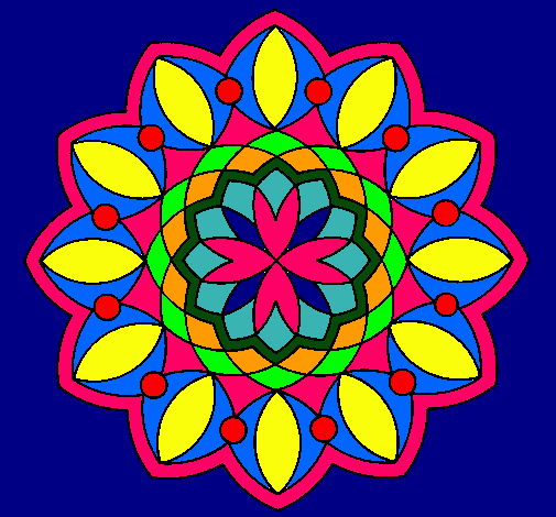 Dibujo Mandala 20 pintado por milemango