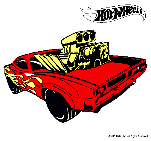 Dibujo Hot Wheels 11 pintado por mihai