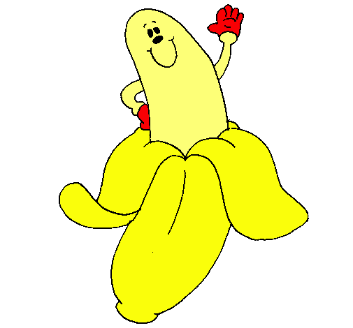 Dibujo Banana pintado por MIMOSA