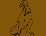 Dibujo Tiranosaurios rex pintado por araceli_ga