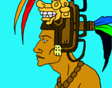 Dibujo Jefe de la tribu pintado por BARBIEMG
