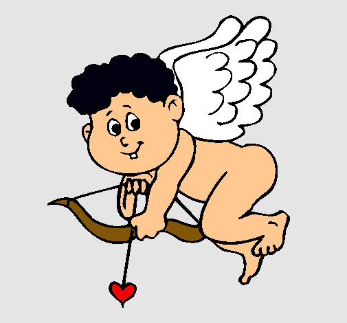 Dibujo Cupido pintado por wilmarie