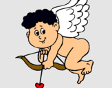 Dibujo Cupido pintado por wilmarie